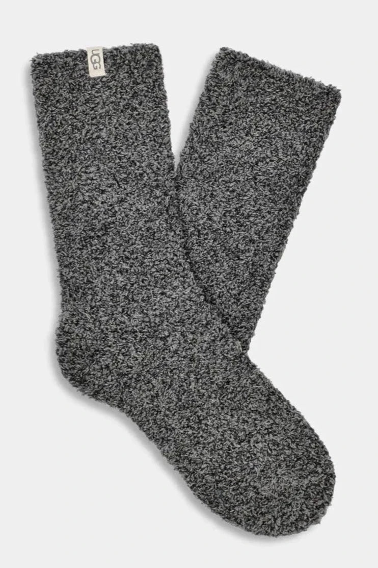 UGG® Darcy Cozy Sock Charcoal front view- Dear Lucy