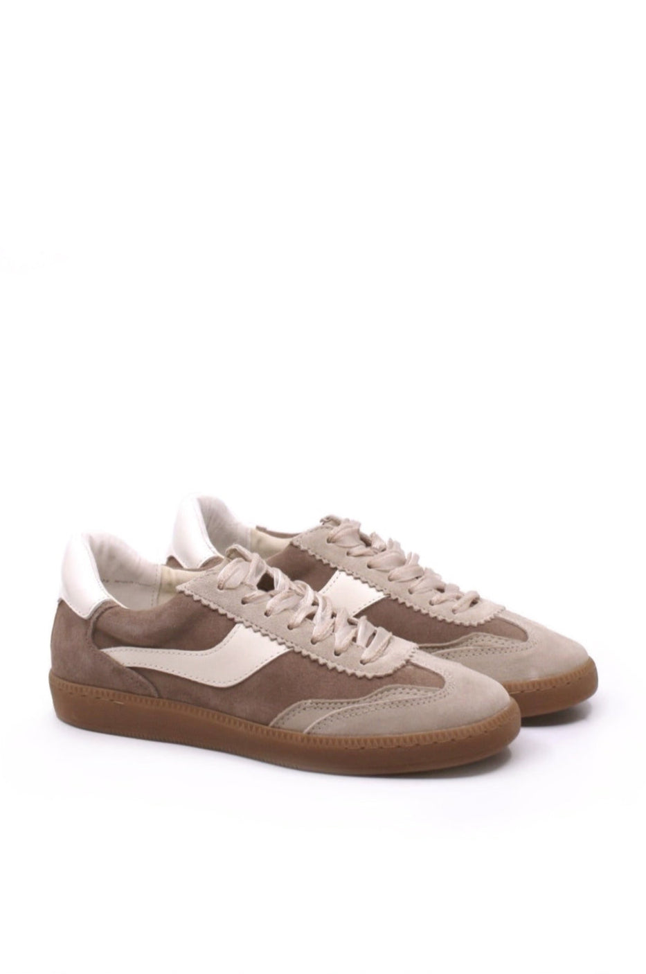 Dolce Vita Notice Sneaker in Dark Taupe Suede