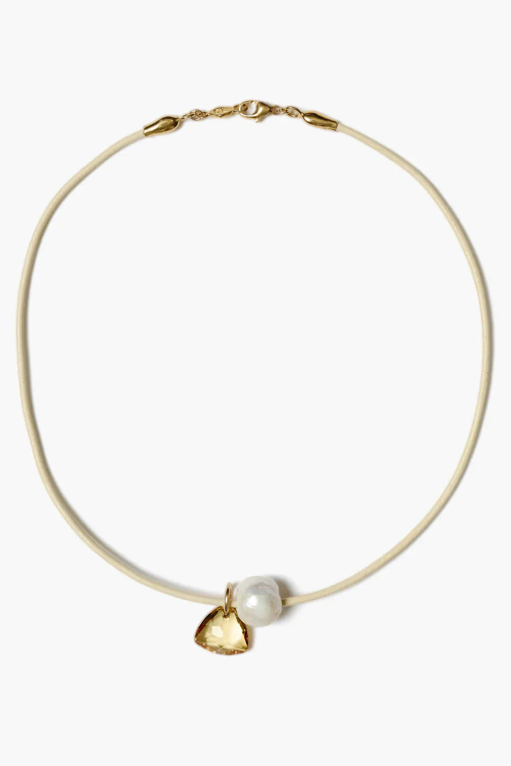 Chan Luu Na Pali Leather Necklace Cream Mix - Dear Lucy