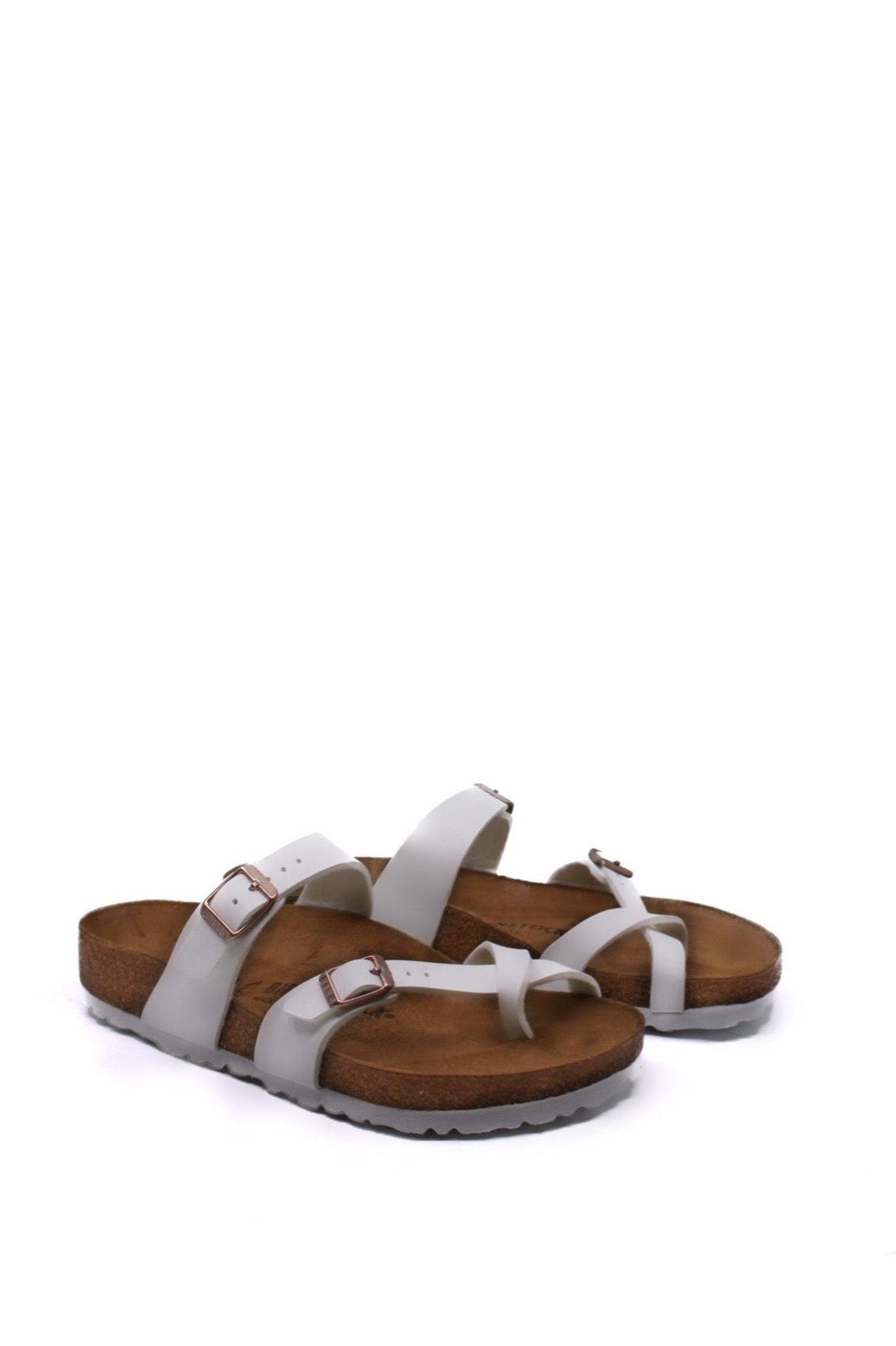 Birkenstock Mayari White Birko-Flor Regular | Dear Lucy