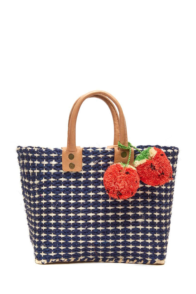 Petite Hadley Tote: Navy