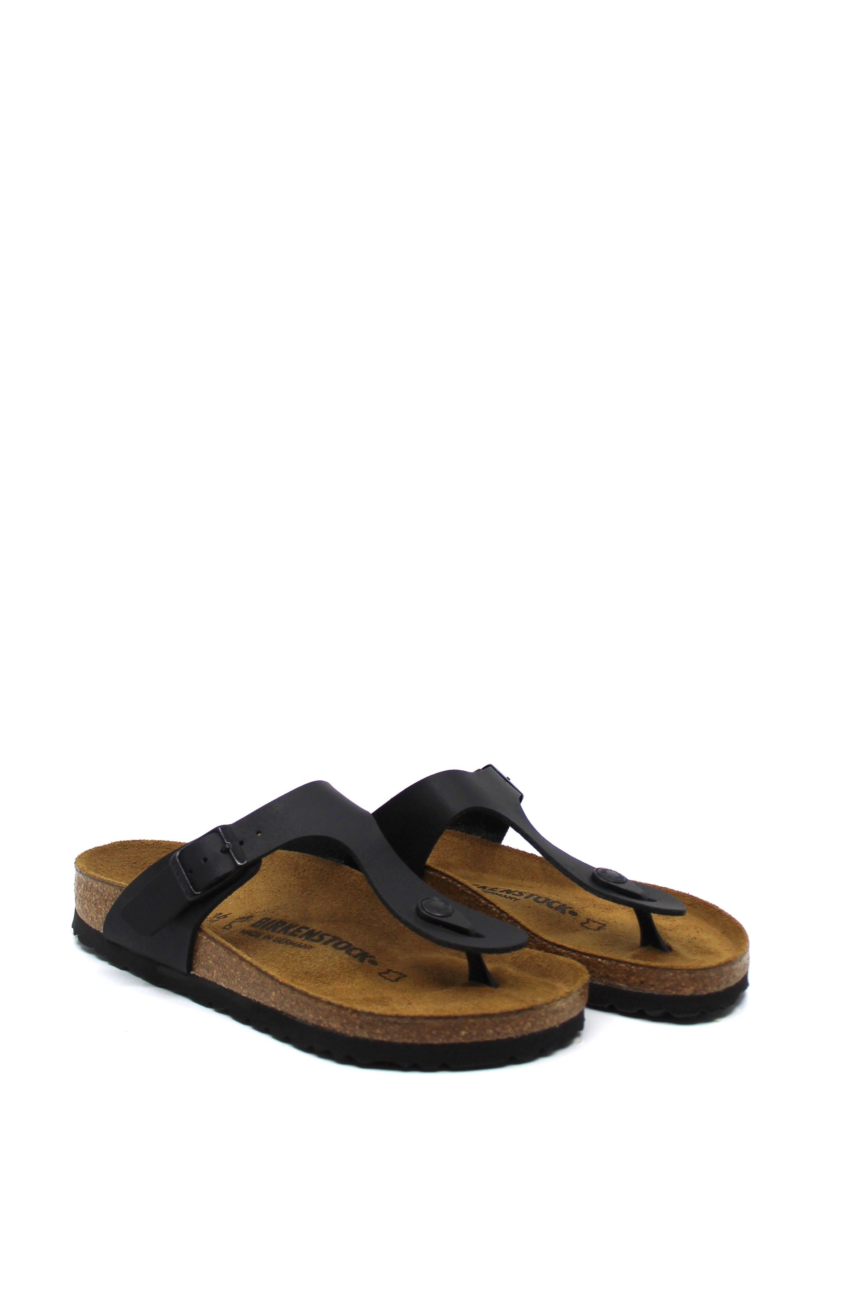 靴 BIRKENSTOCK gizeh birko-flor black Birkenstock Gizeh Black Birko-Flor Regular | Dear Lucy