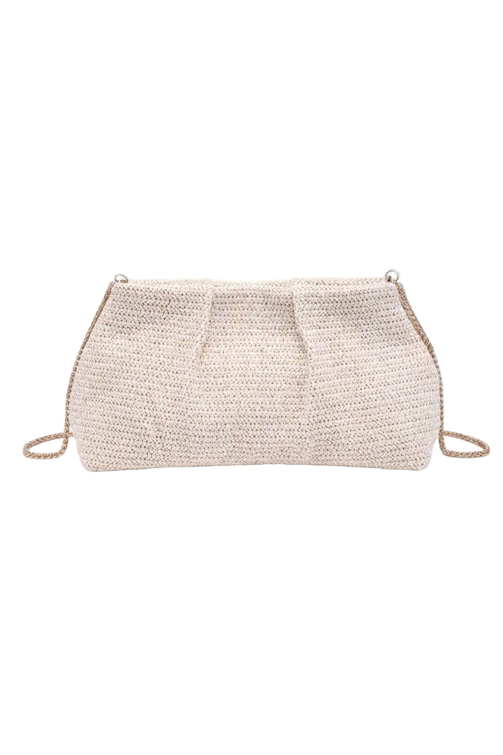 Moda Luxe Breeze Clutch Cream