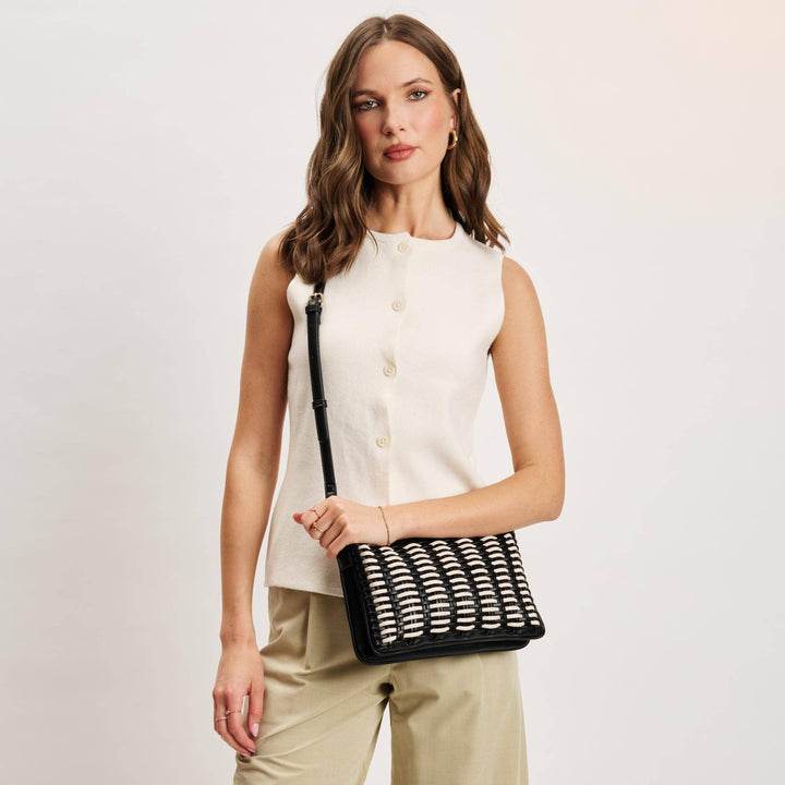 Moda Luxe Maggie Crossbody Tan Ivory