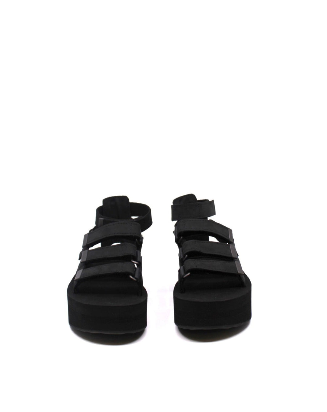 Teva Flatform Mevia Leather Black - Dear Lucy