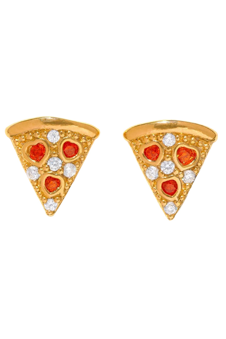 Pepperoni Pizza Studs - Dear Lucy