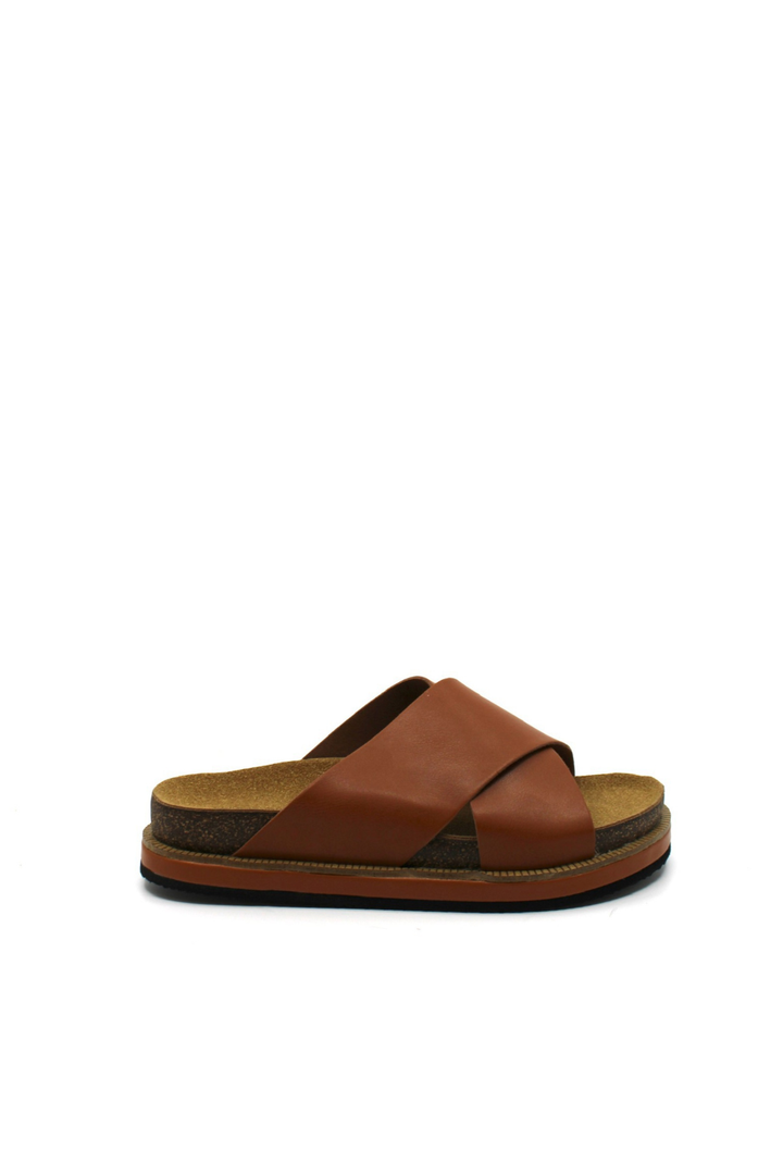 Free People Sidelines Footbed Tan - Dear Lucy