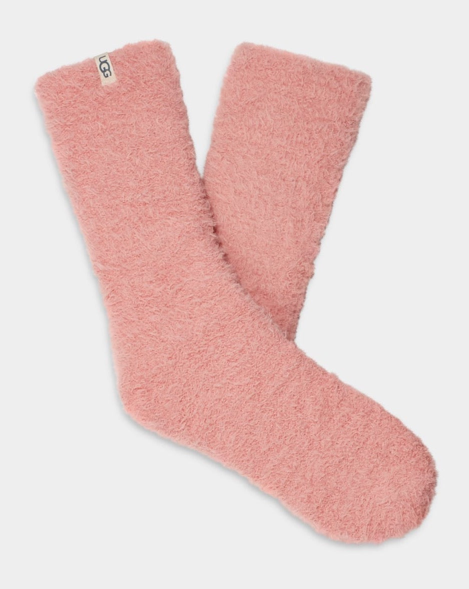 UGG® Teddi Cozy Crew Sock Clay Pink - Dear Lucy