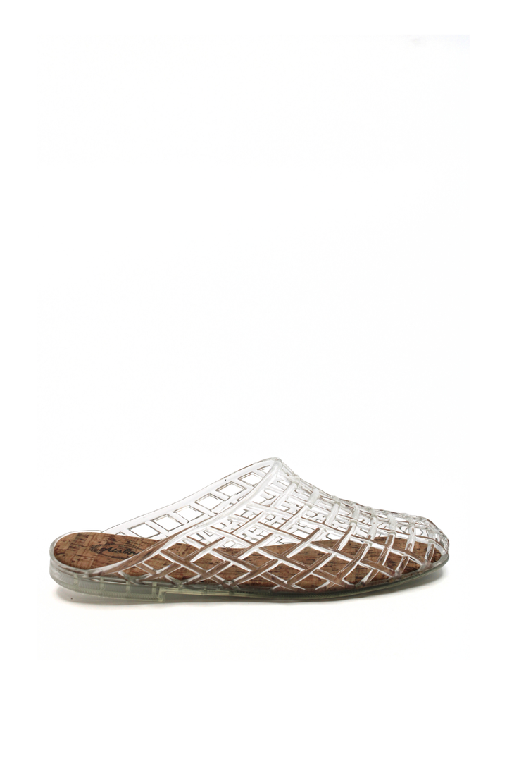 CCOCCI Jelly Basket Mules Clear - Dear Lucy