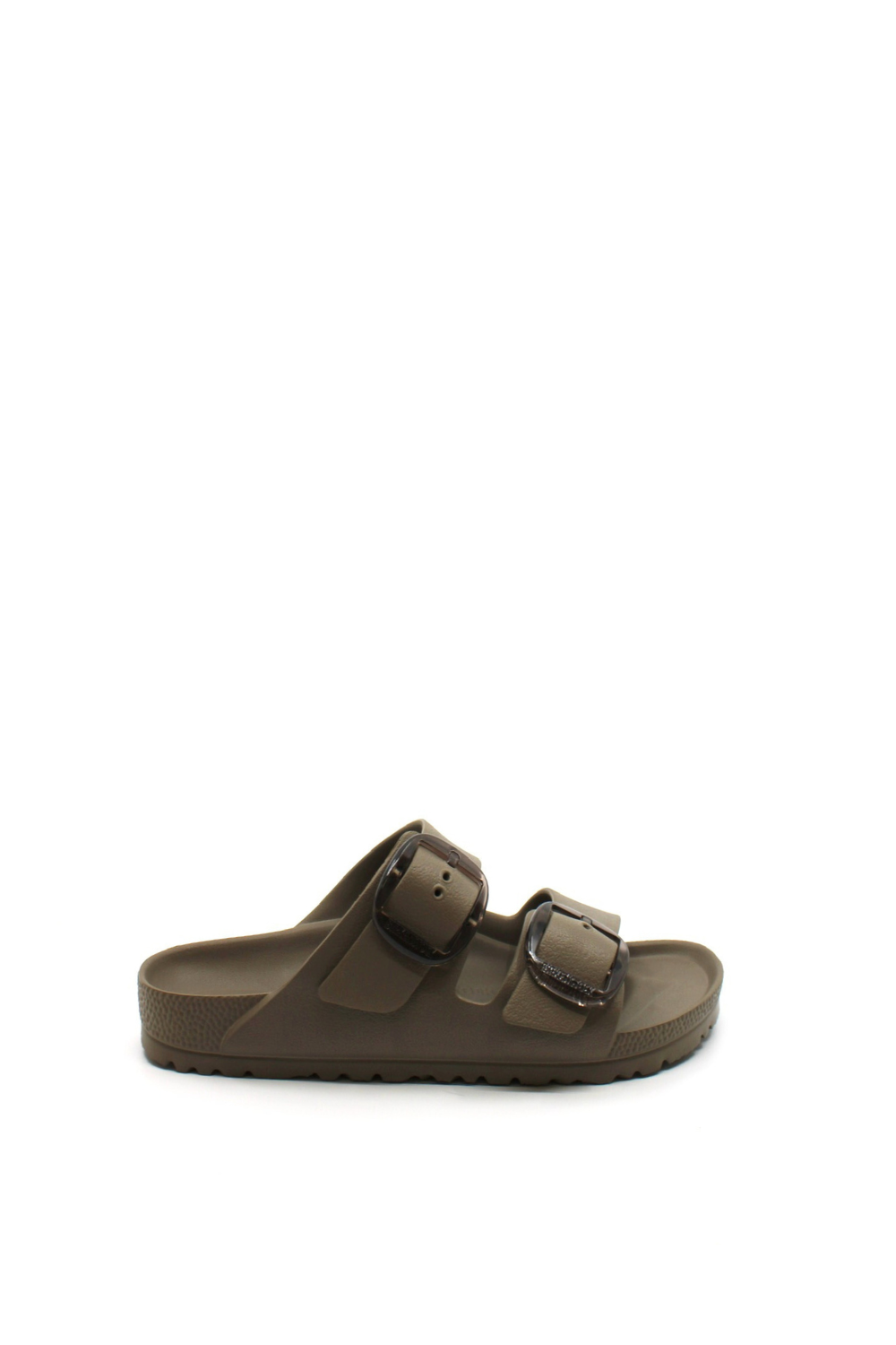 Birkenstock Arizona Big Buckle EVA – Taupe (Narrow) - Dear Lucy