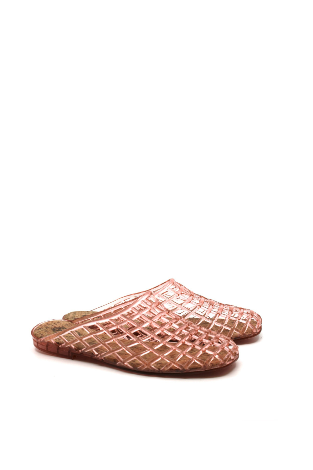 CCOCCI Jelly Basket Mules Pink - Dear Lucy