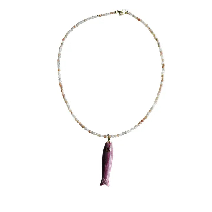 Market And King The Cooper Fish Necklace