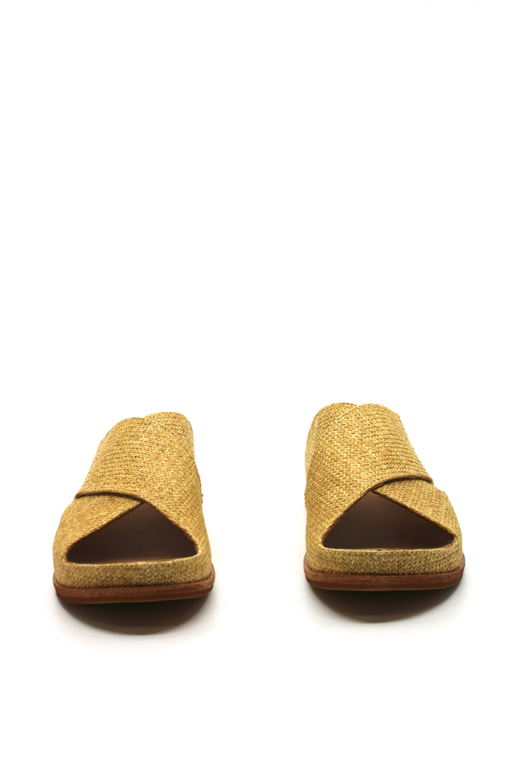 Kork-Ease Tutsi Cross Band in Natural Raffia - Dear Lucy