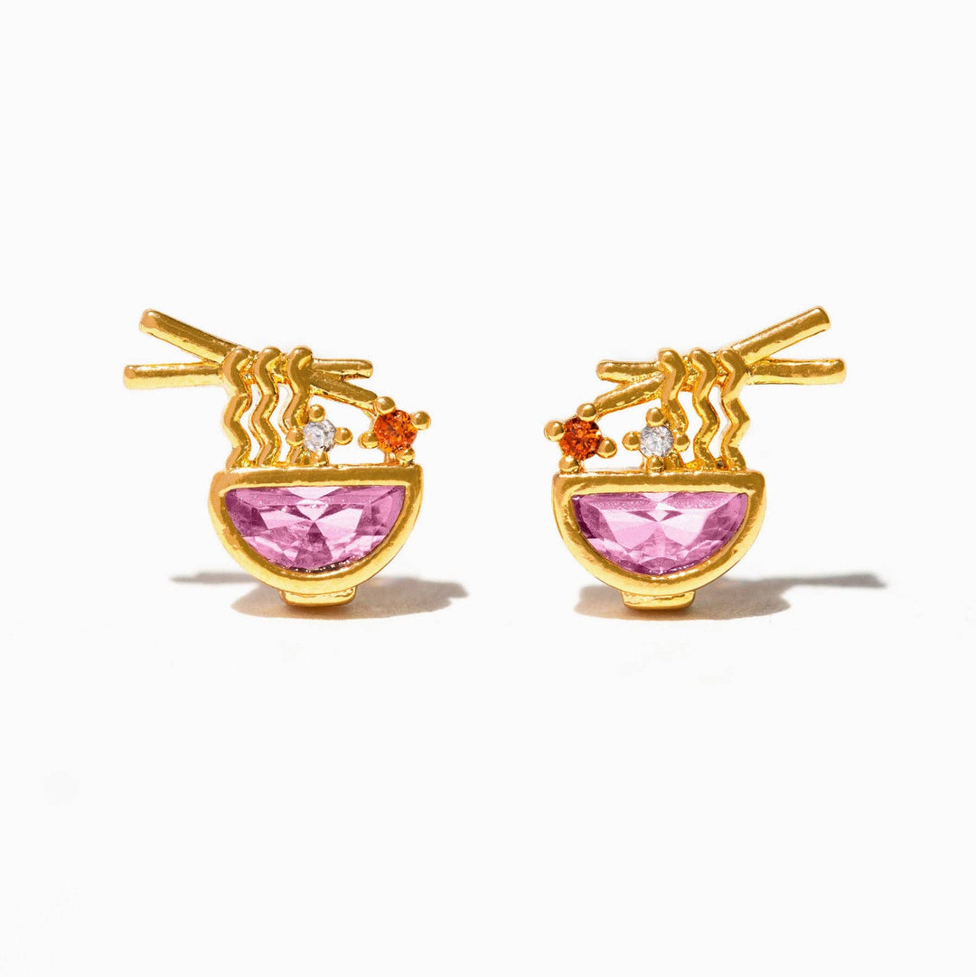 Girls Crew Ramen Stud Earrings - Dear Lucy