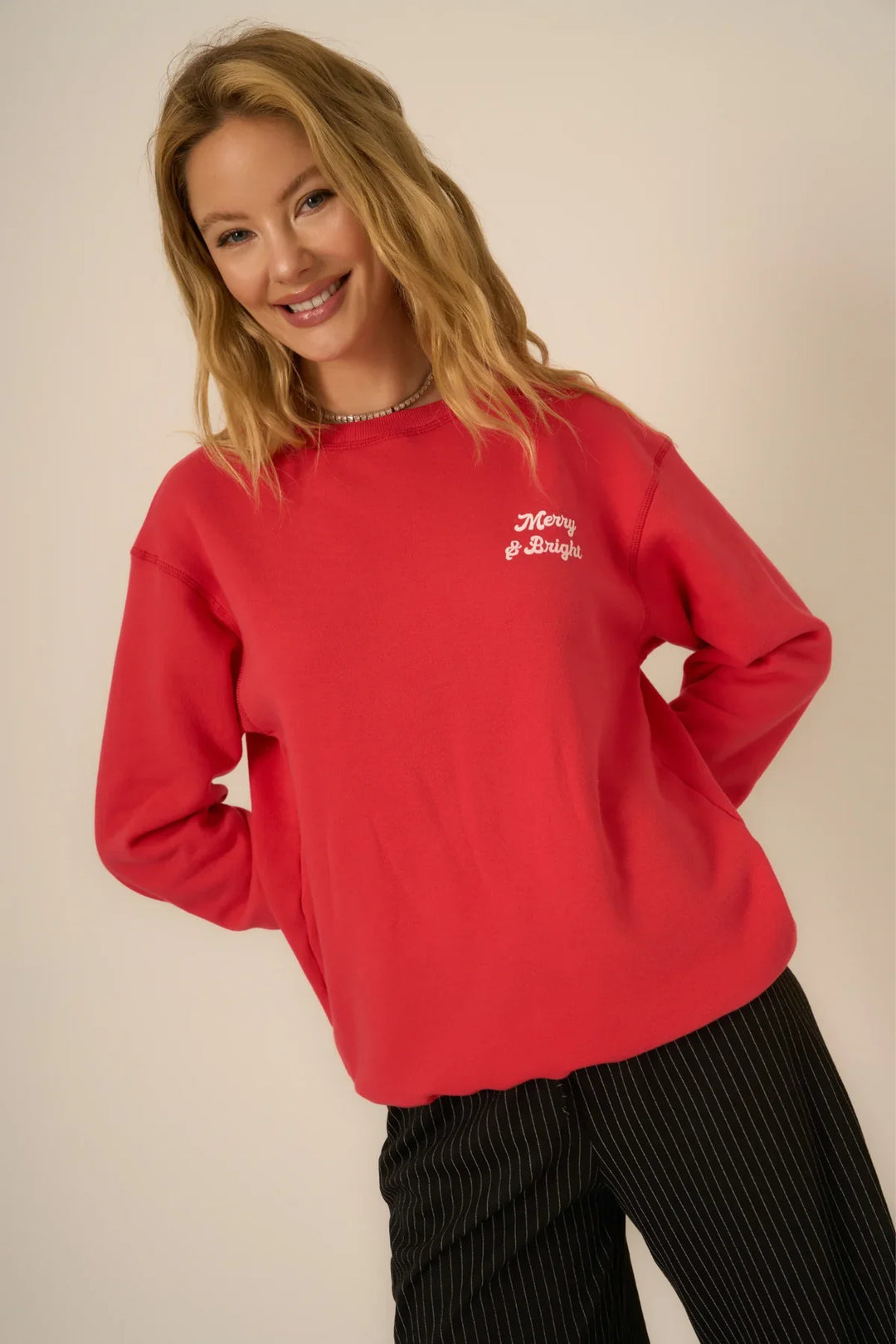 Project Social T Merry & Bright Sweatshirt - Dear Lucy