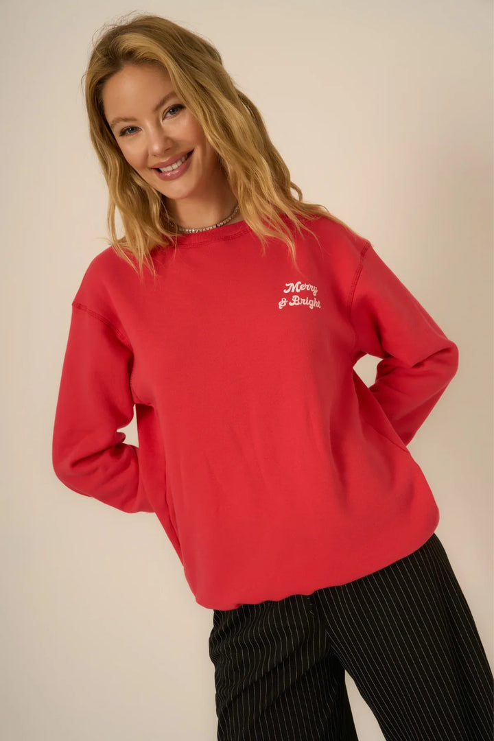 Project Social T Merry & Bright Sweatshirt - Dear Lucy