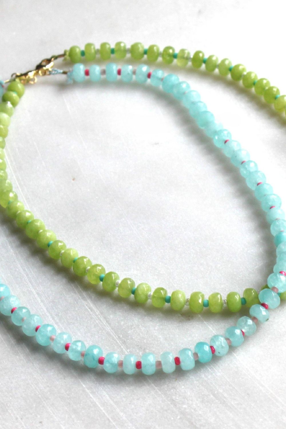 The Silver WrenIslands Stone Candy Beaded Necklace - Dear Lucy