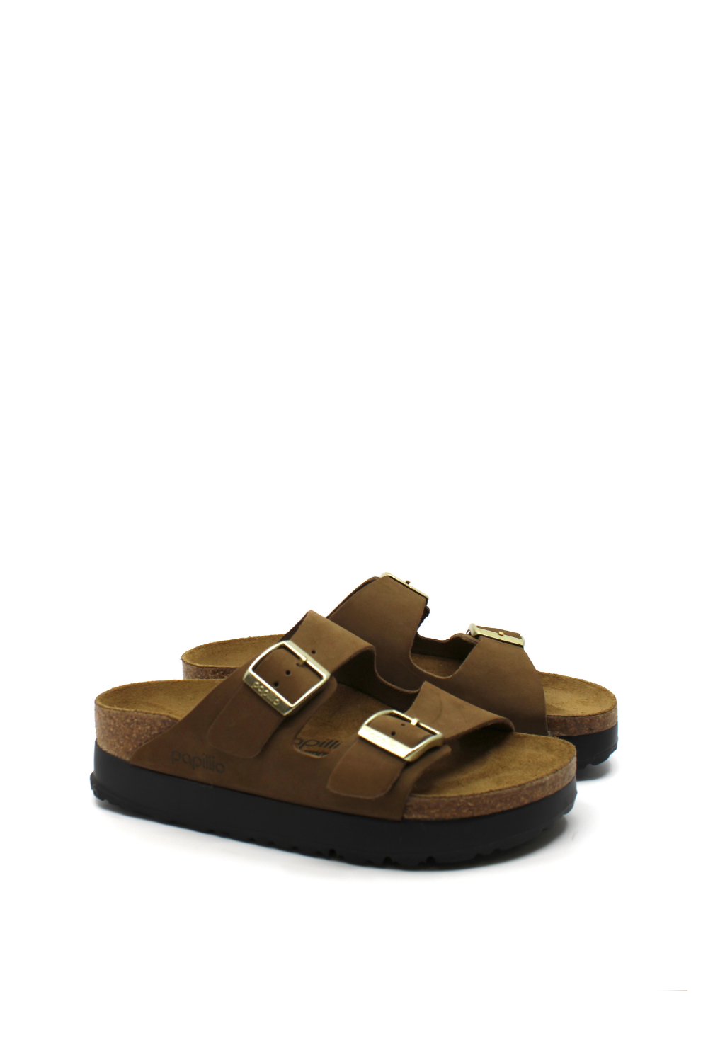 Papillio by Birkenstock Arizona Platform Dark Tea Narrow - Dear Lucy