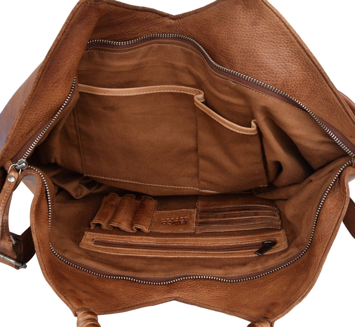 Latico Nelly Leather Tote Cognac