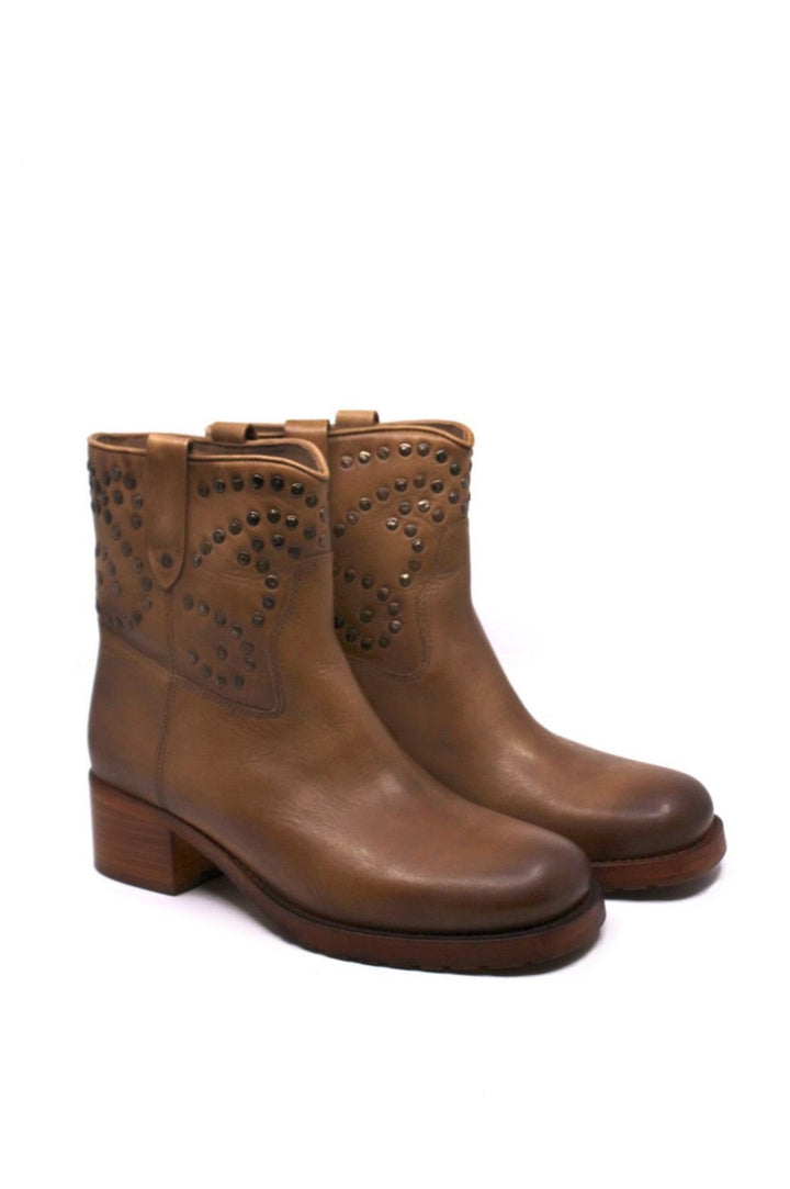 Free People Harmony Studded Ankle Boot Biscuit - Dear Lucy