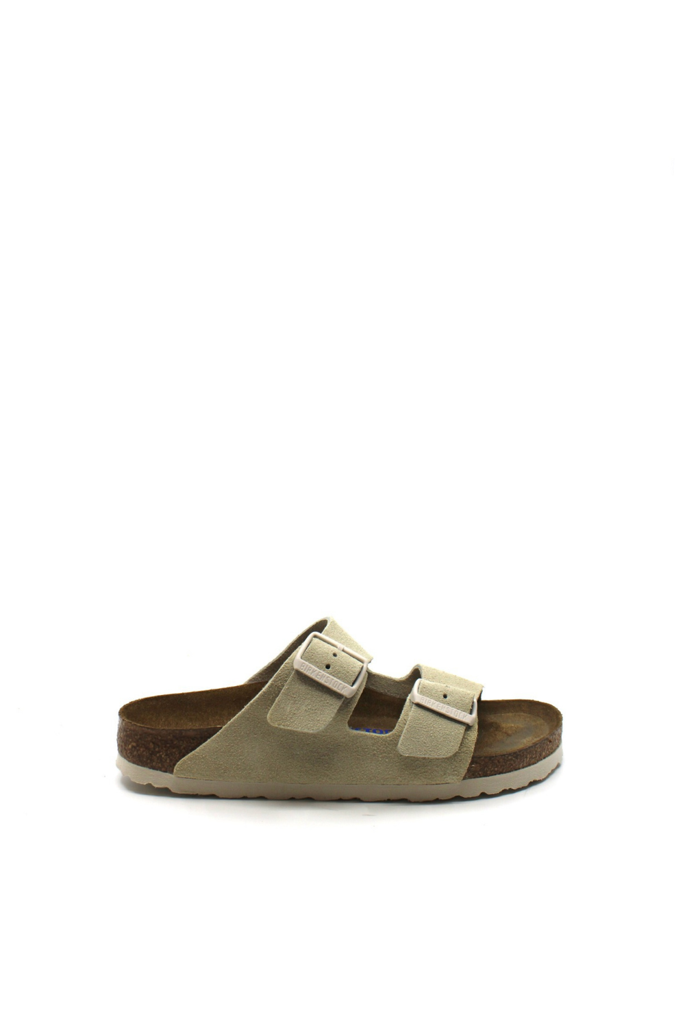 Birkenstock Arizona Suede – Antique White (Narrow) - Dear Lucy