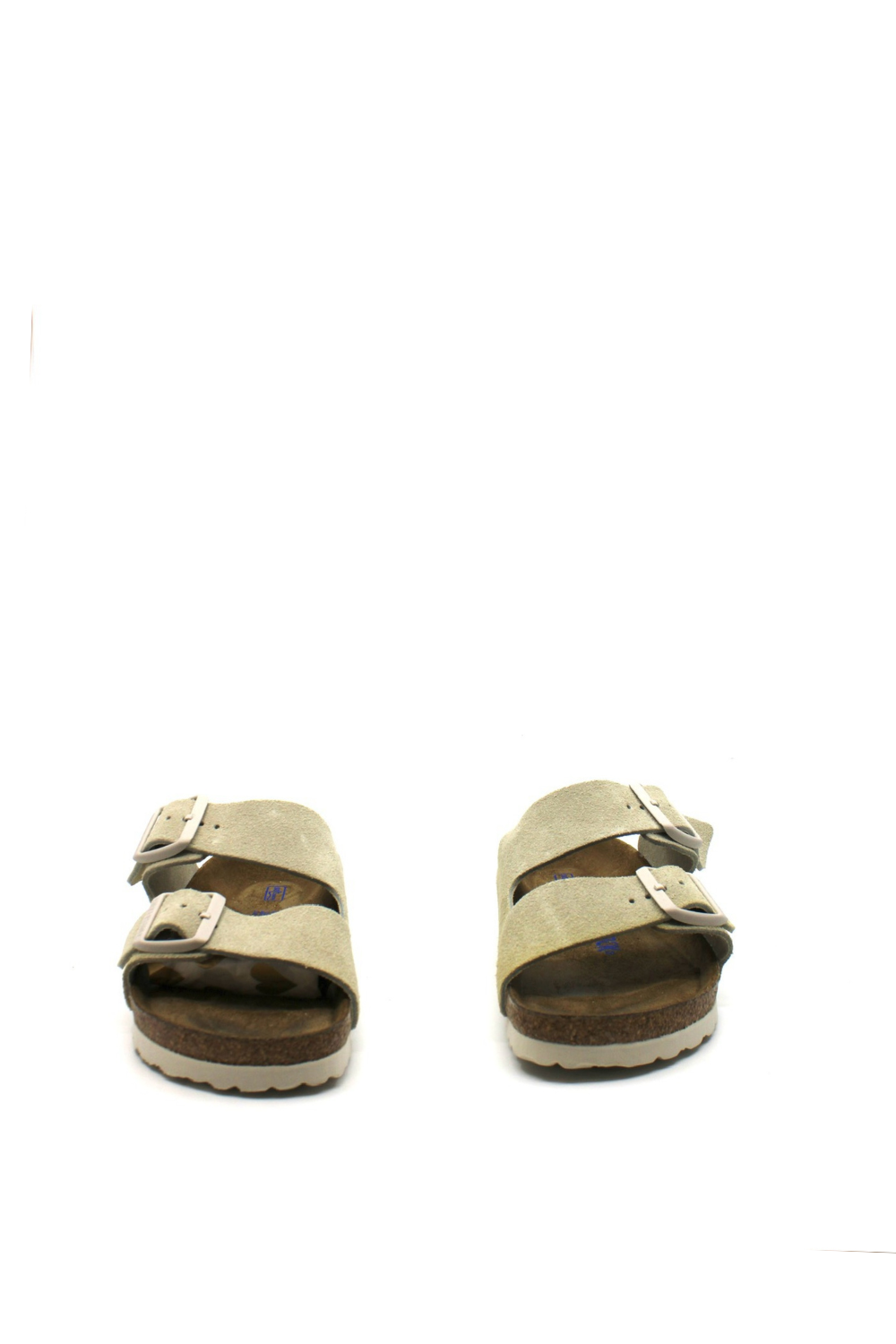 Birkenstock Arizona Suede – Antique White (Narrow) - Dear Lucy