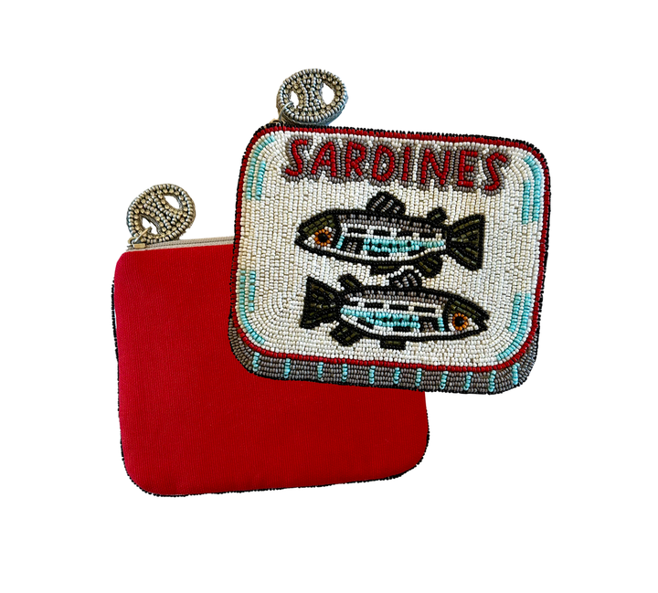 Sardines in Tin Can Coin Pouch