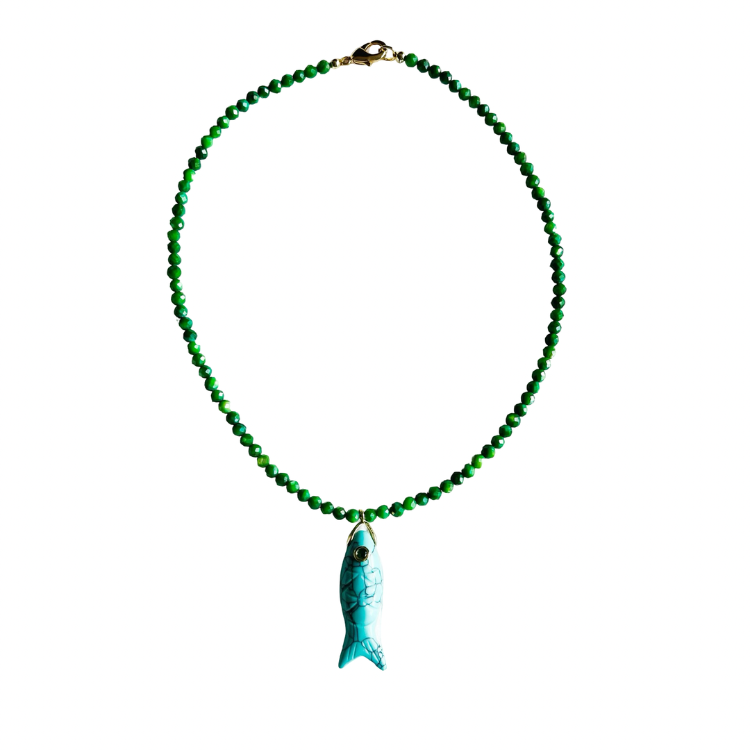 Market and King The Big Eye Fish Necklace