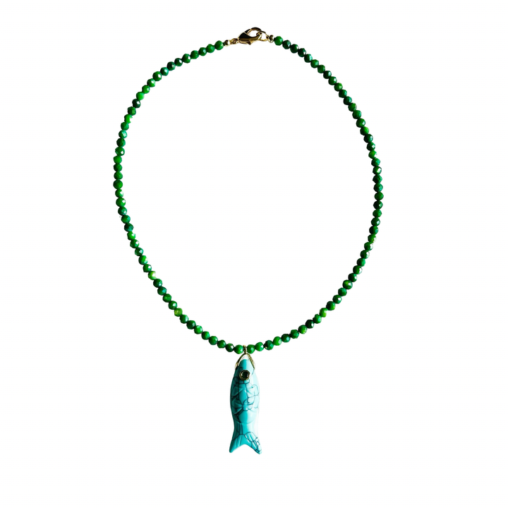 Market and King The Big Eye Fish Necklace