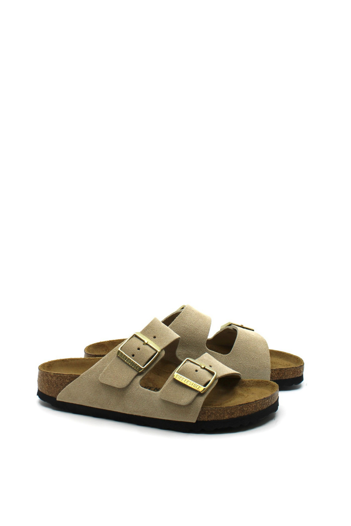 Birkenstock Arizona Suede – Sandcastle (Narrow) - Dear Lucy