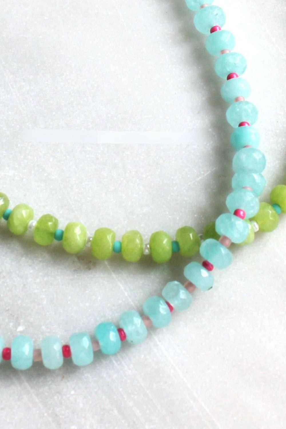 The Silver WrenIslands Stone Candy Beaded Necklace - Dear Lucy