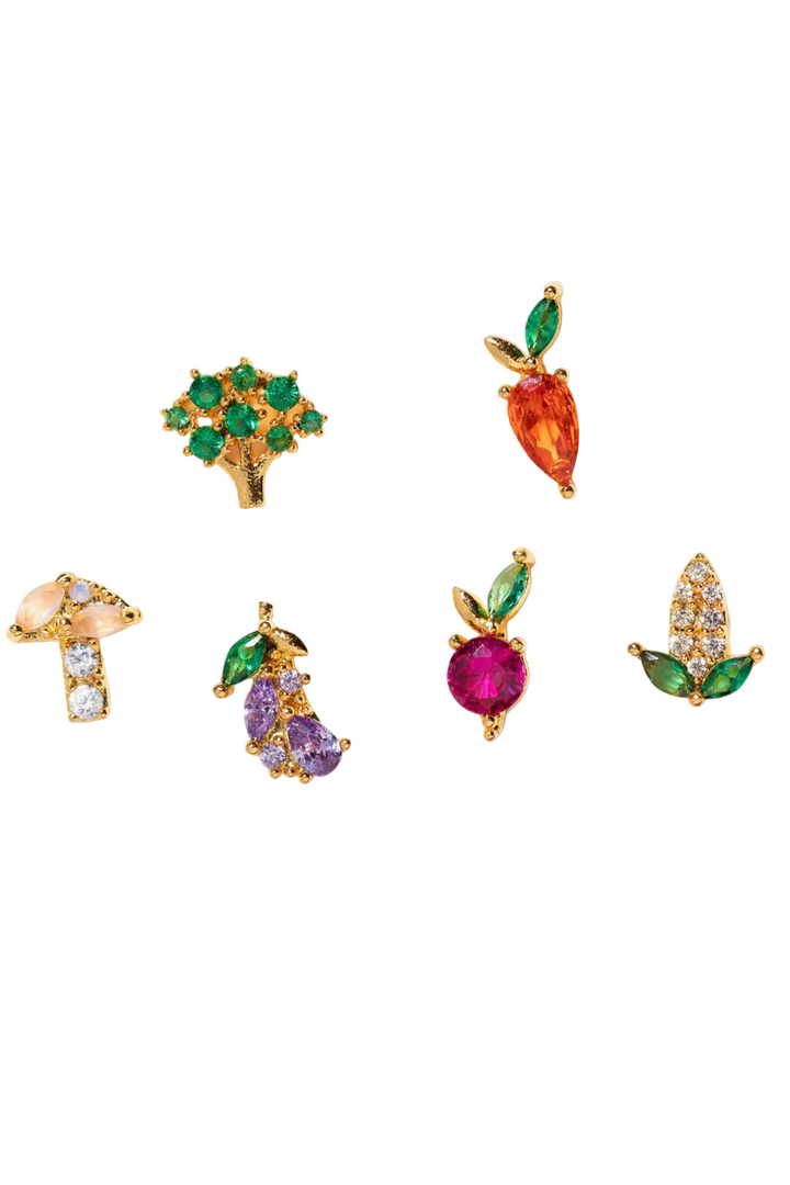 Farmers Market Veggie Stud Set