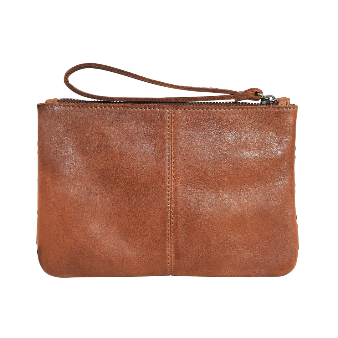 Latico Amal Wristlet in Cognac - Dear Lucy