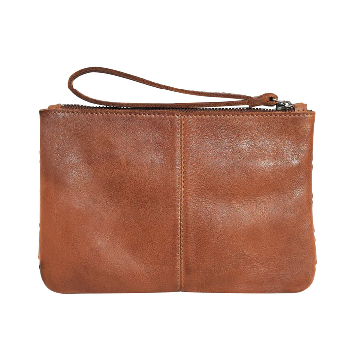 Latico Amal Wristlet in Cognac - Dear Lucy