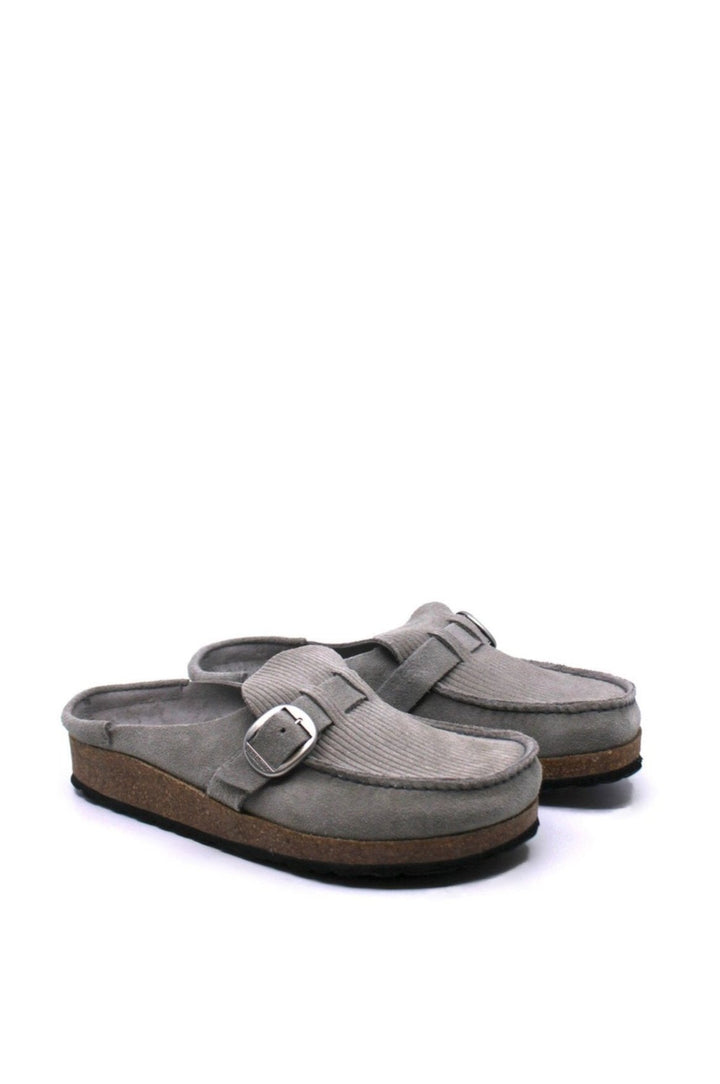 Birkenstock Buckley Corduroy Stone Coin Narrow - Dear Lucy