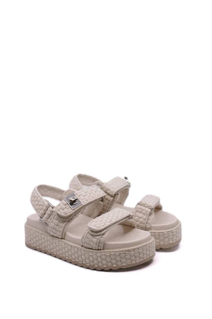 Steve Madden BigMona Bone Raffia - Dear Lucy