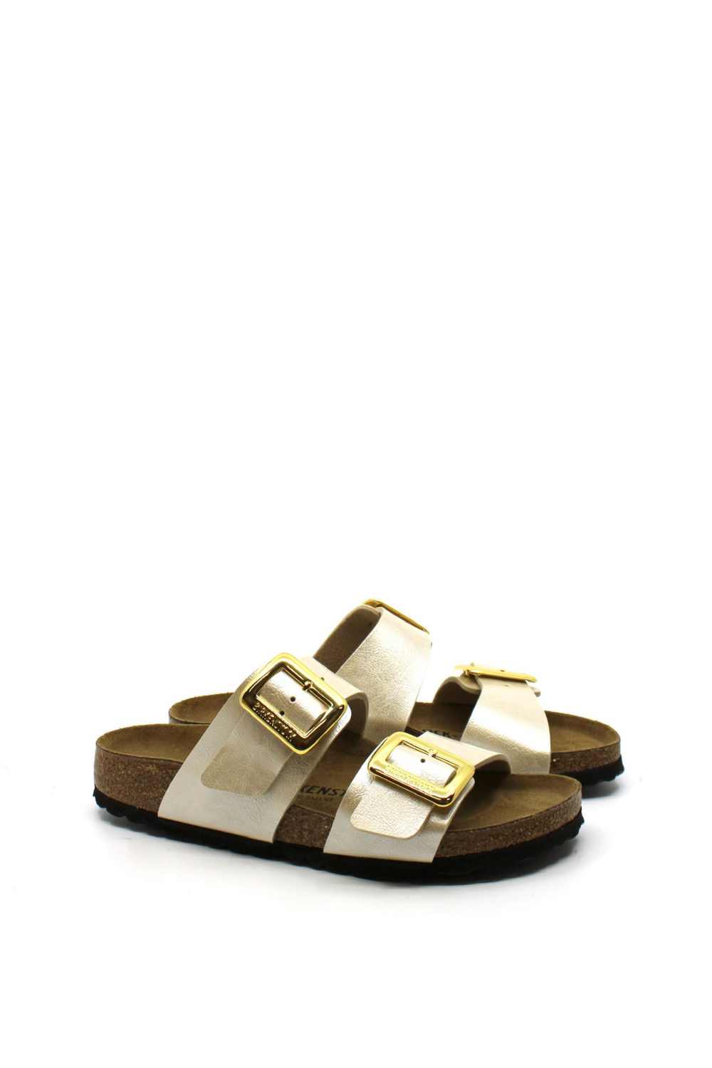 Birkenstock Sydney Luxe Buckle – Antique White (Narrow) - Dear Lucy
