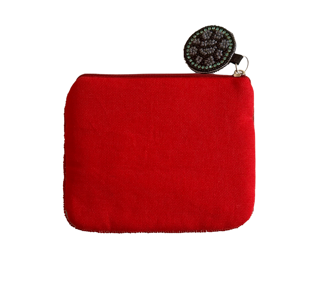 Beaded Caviar Coin Purse