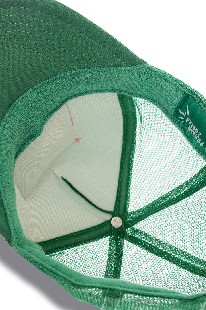 Lucky Charm Trucker Hat in Green - Dear Lucy