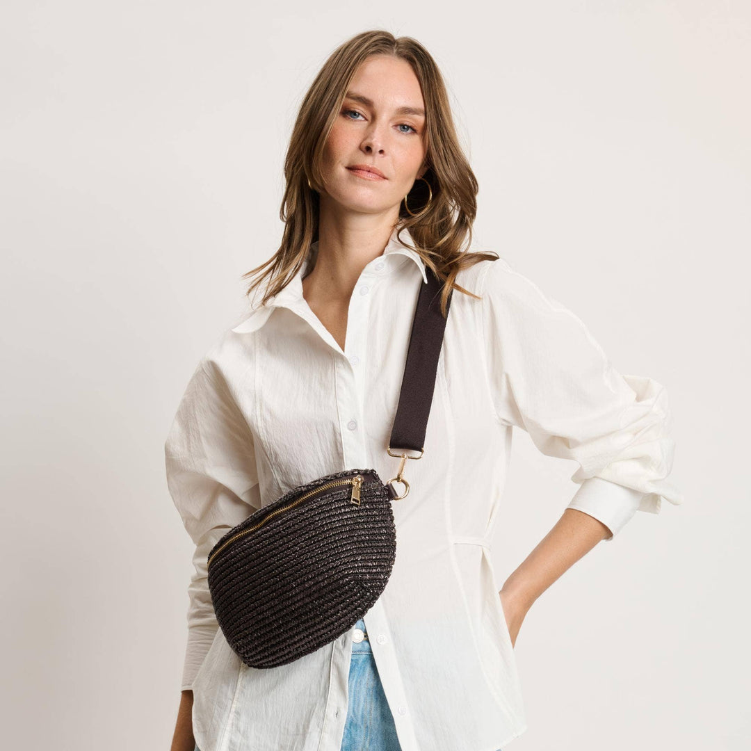 Moda Luxe Gizelle Belt Bag Chocolate