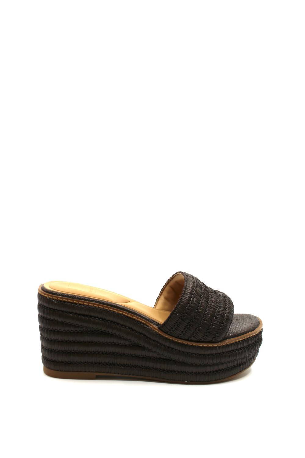 Dolce Vita Throne Chocolate Raffia - Dear Lucy