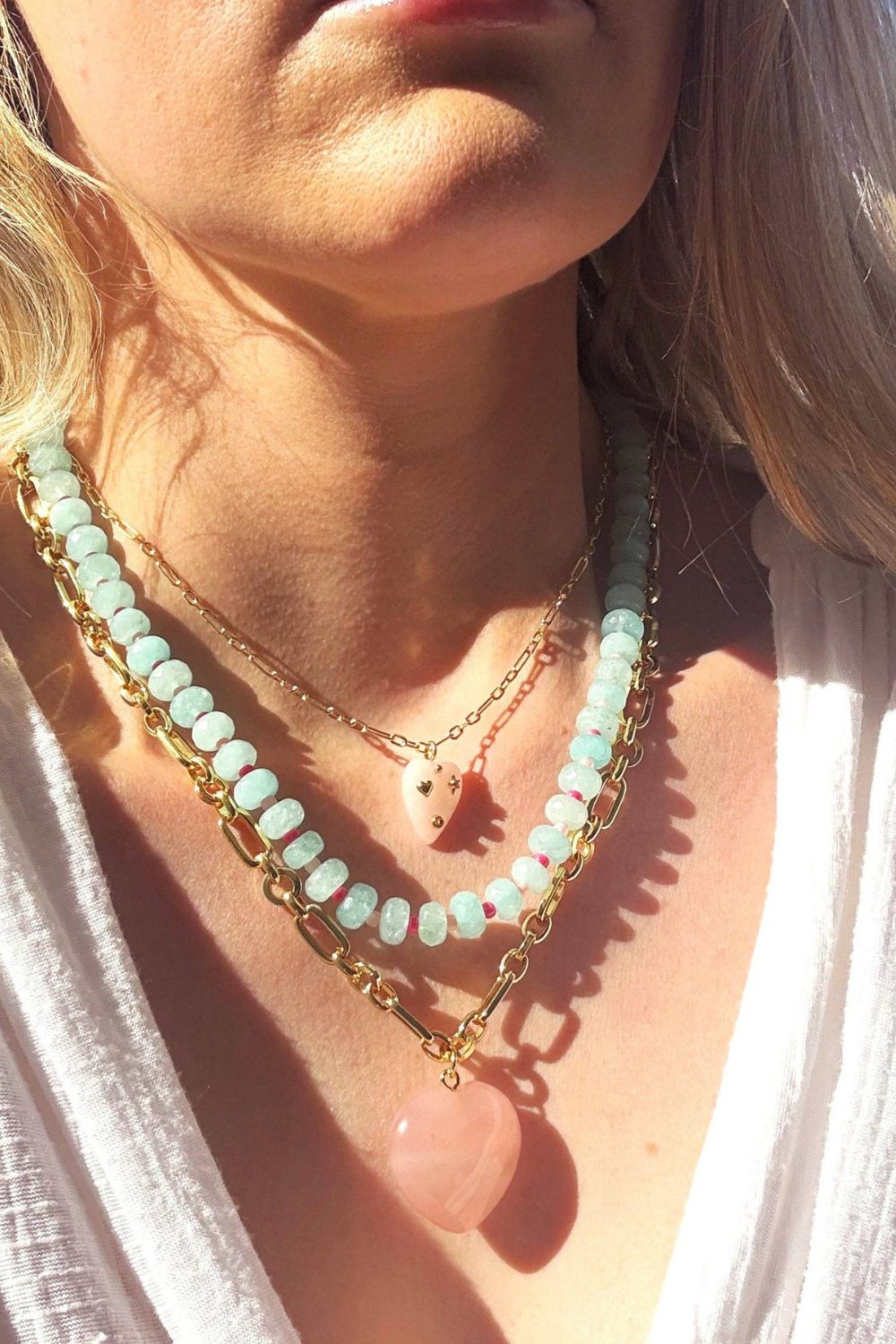 The Silver WrenIslands Stone Candy Beaded Necklace - Dear Lucy