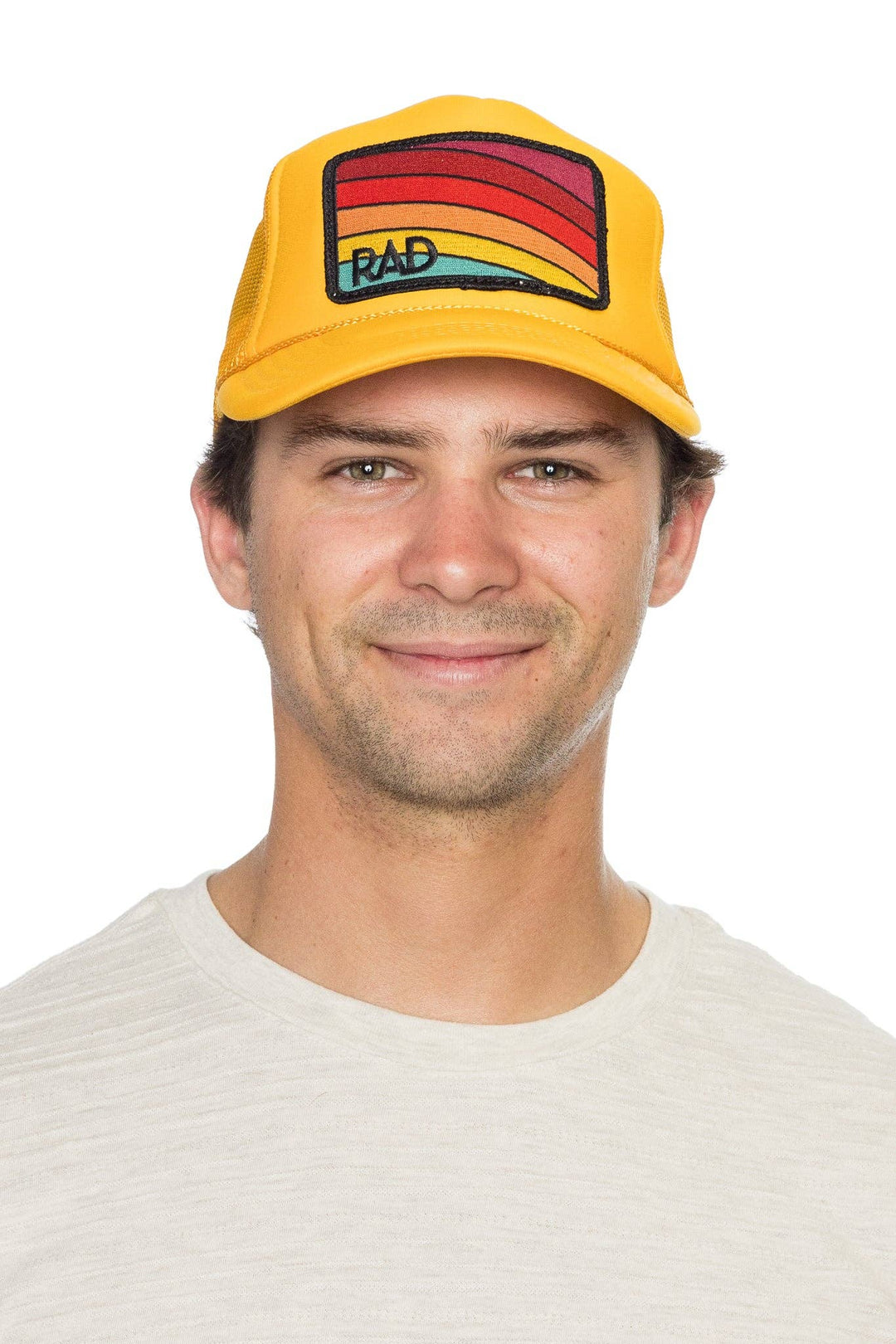 Rad Trucker Hat in Gold - Dear Lucy