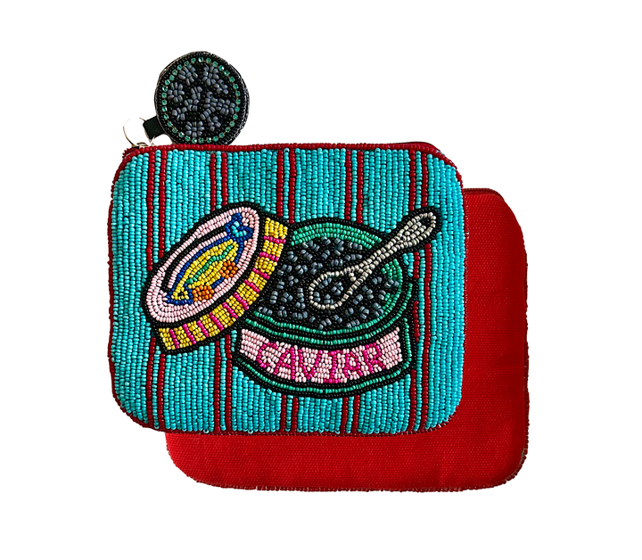 Beaded Caviar Coin Purse