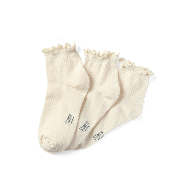 Stems 3-Pack Everyday Ruffle Socks