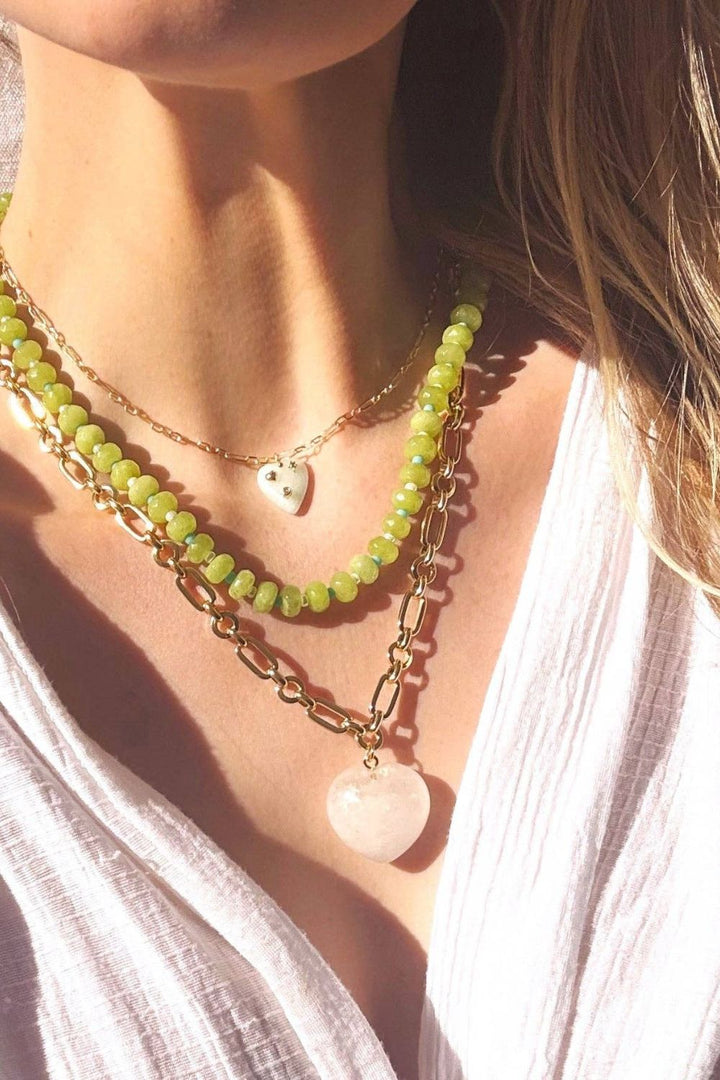 The Silver WrenIslands Stone Candy Beaded Necklace - Dear Lucy
