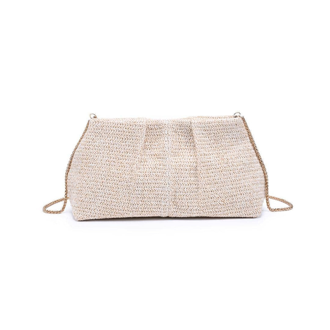 Moda Luxe Breeze Clutch Cream