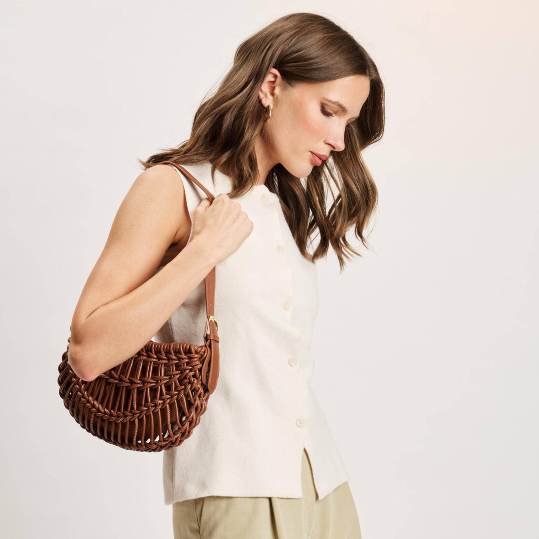 Moda Luxe Francesca Clutch Cognac