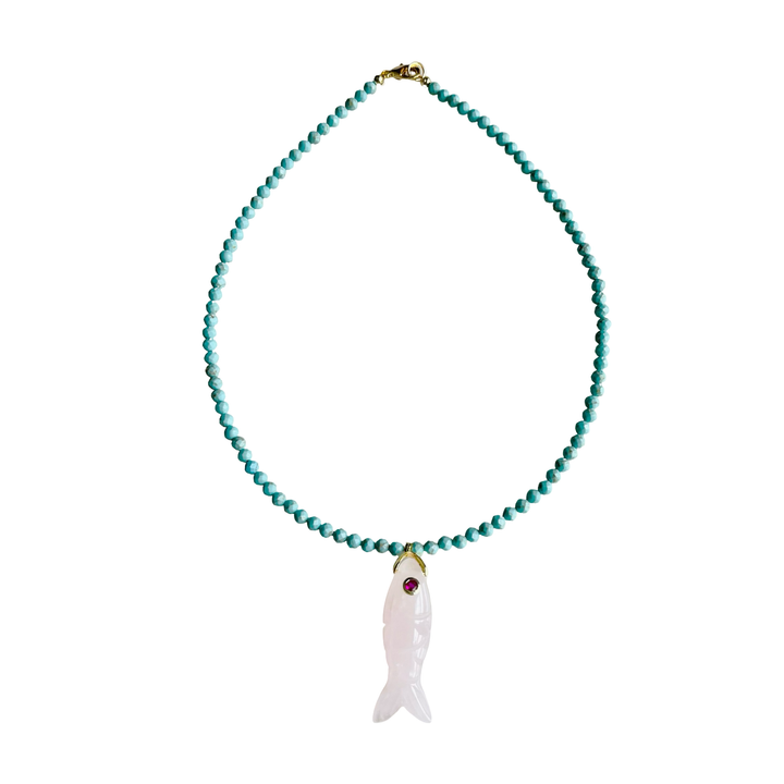 Market and King The Big Eye Fish Necklace