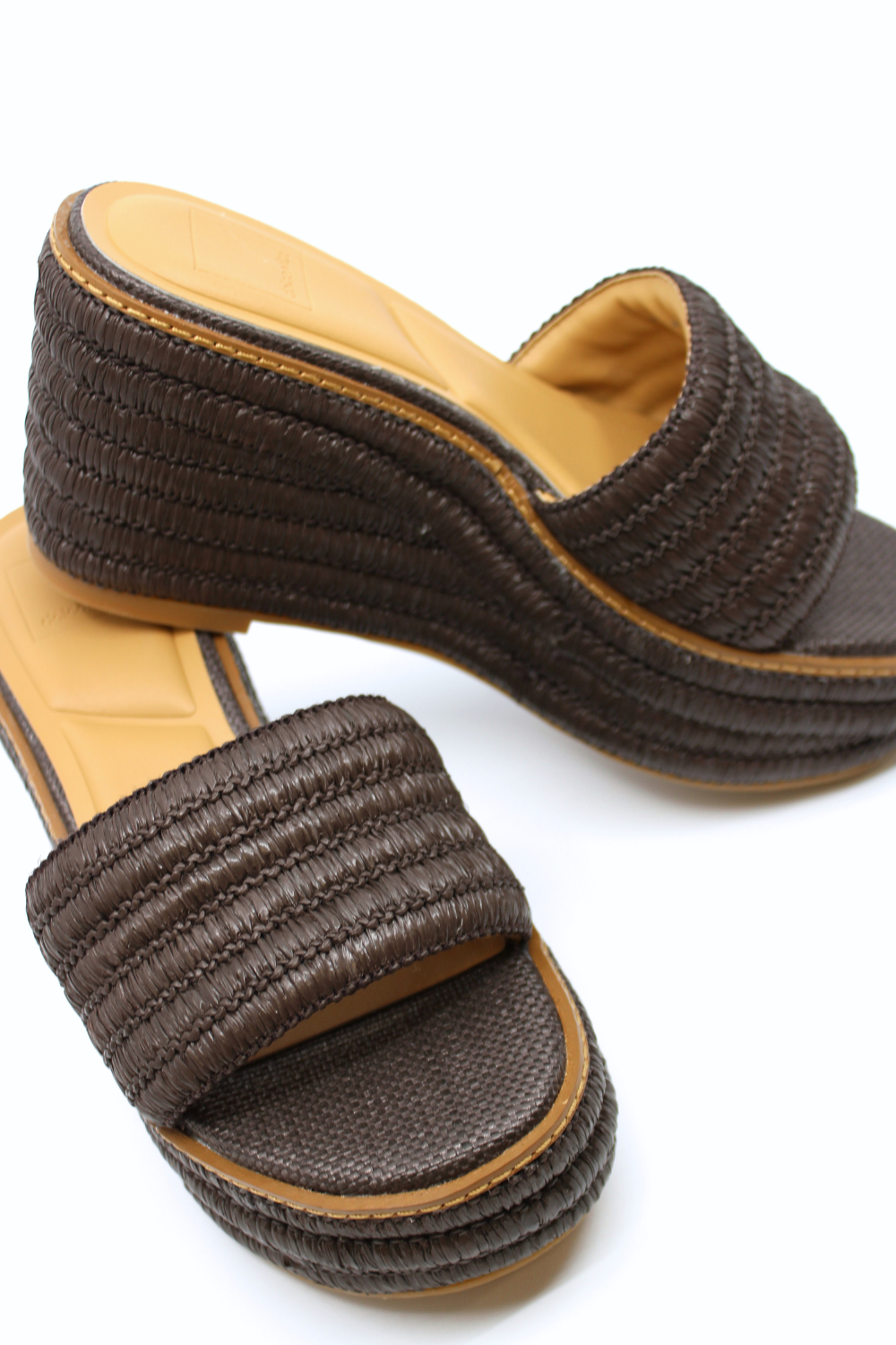 Dolce Vita Throne Chocolate Raffia - Dear Lucy
